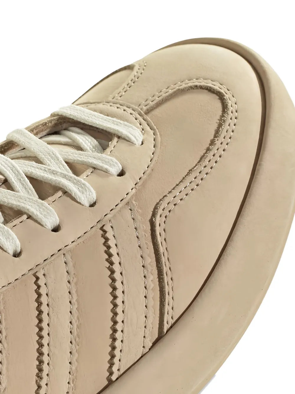 adidas Gazelle Indoor Sneakers — Beige — Size US M 6 - US W 7.5 — Detail View