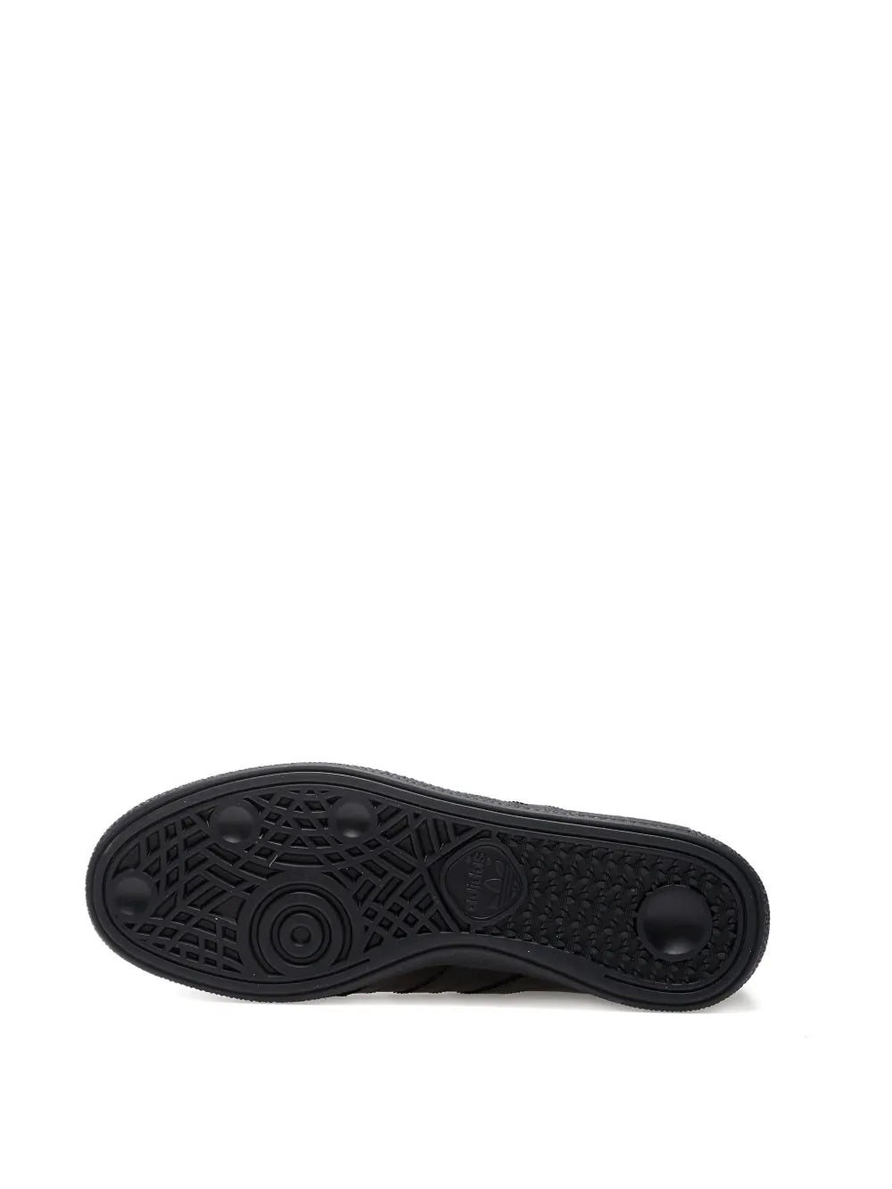 adidas Handball Spezial Leather Sneakers — Black — Size US M 7.5 - US W 9 — Top View