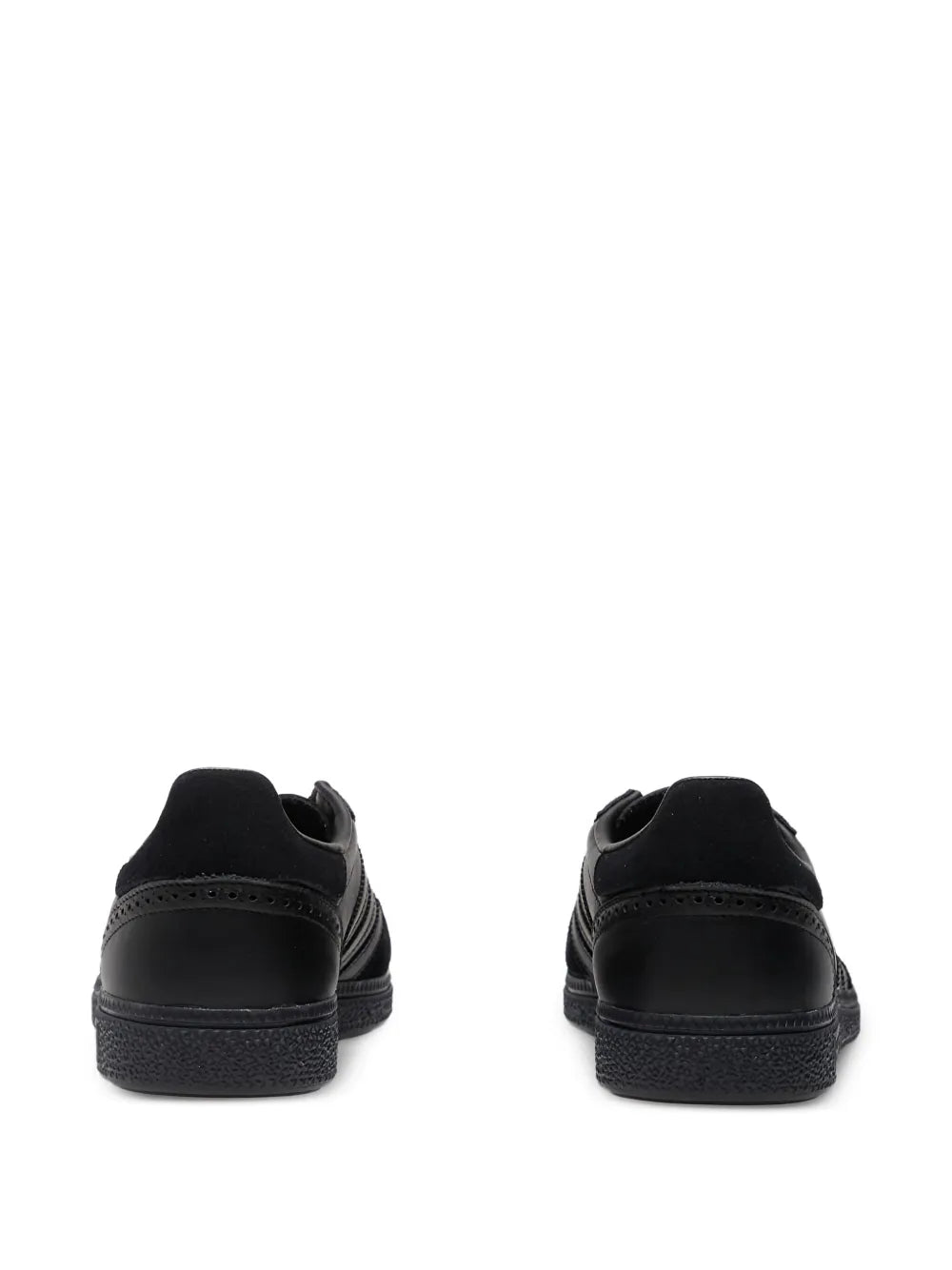 adidas Handball Spezial Leather Sneakers — Black — Size US M 7.5 - US W 9 — Back View