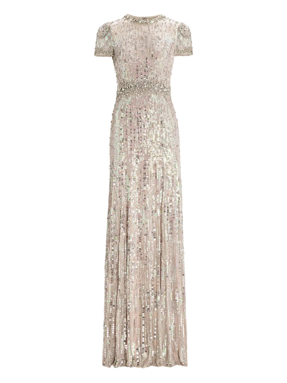 Jenny Packham Sequin Embellished Celeste Dress — Same as shown — Size XS — Front View