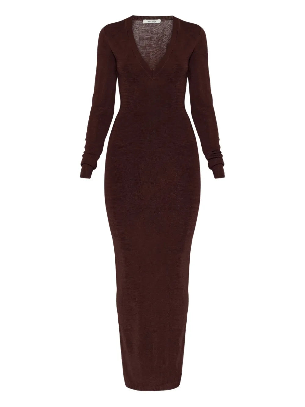 Entire Studios V Neck Long Sleeve Midi Dress — Same as shown — Size S — Front View
