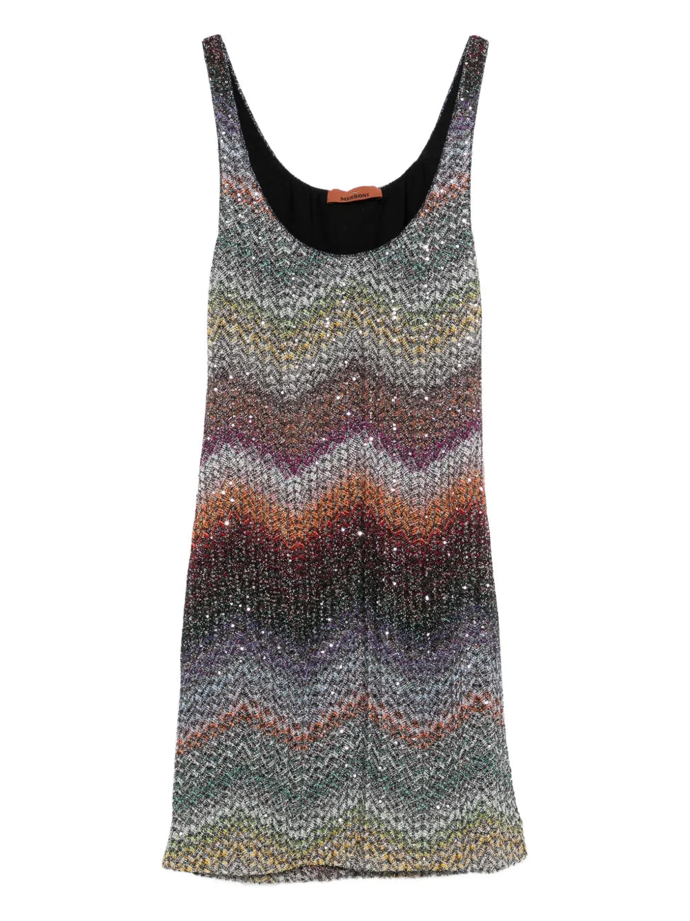 Missoni Scoop Neck Mini Dress — Same as shown — Size XS — Front View