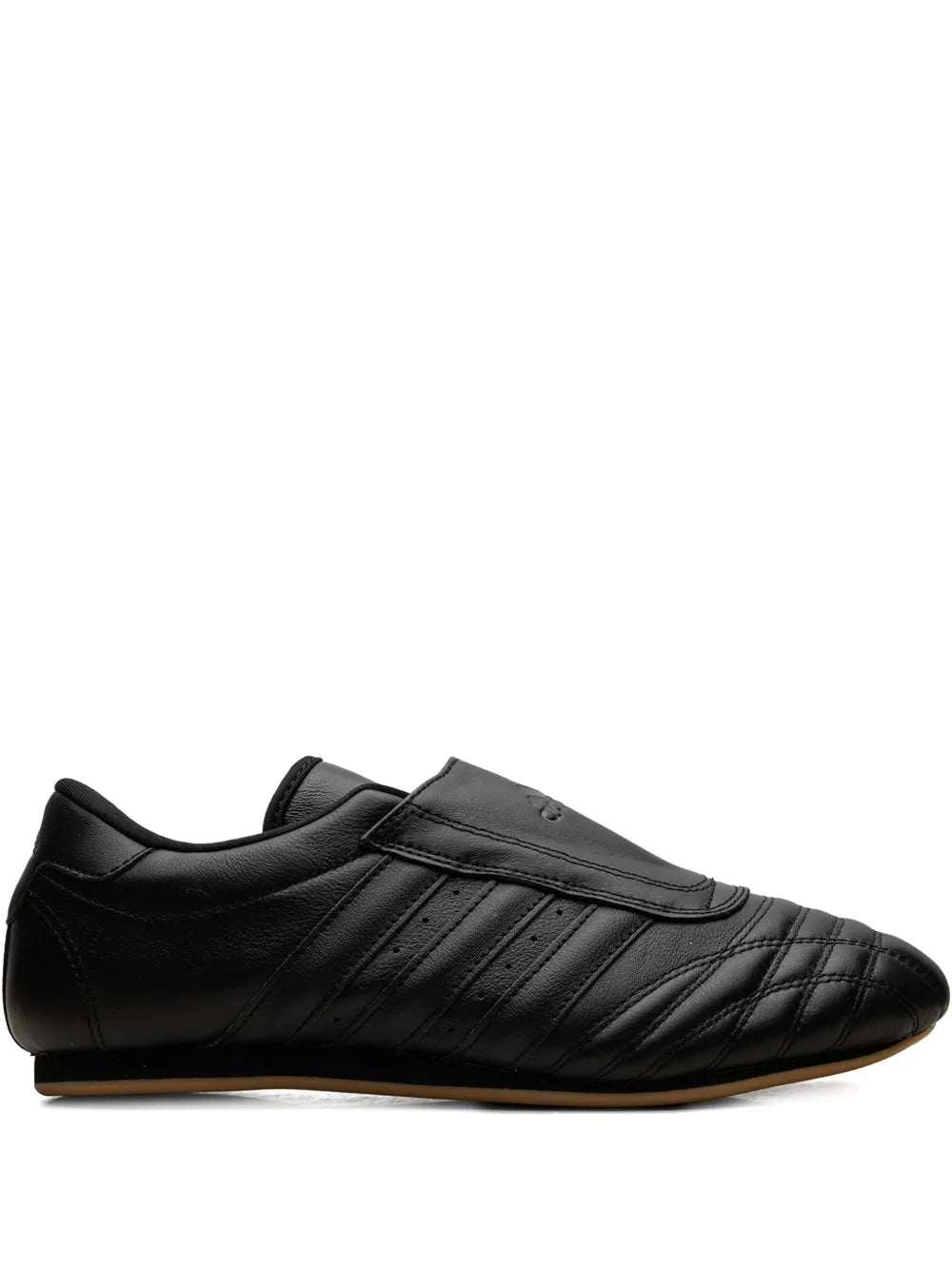 adidas Quilted Taekwondo Sneakers — Black — Size US M 9.5 - US W 11 — Front View