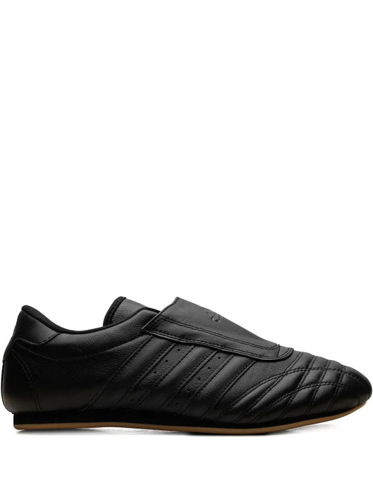 adidas Quilted Taekwondo Sneakers — Black — Size US M 9.5 - US W 11 — Front View