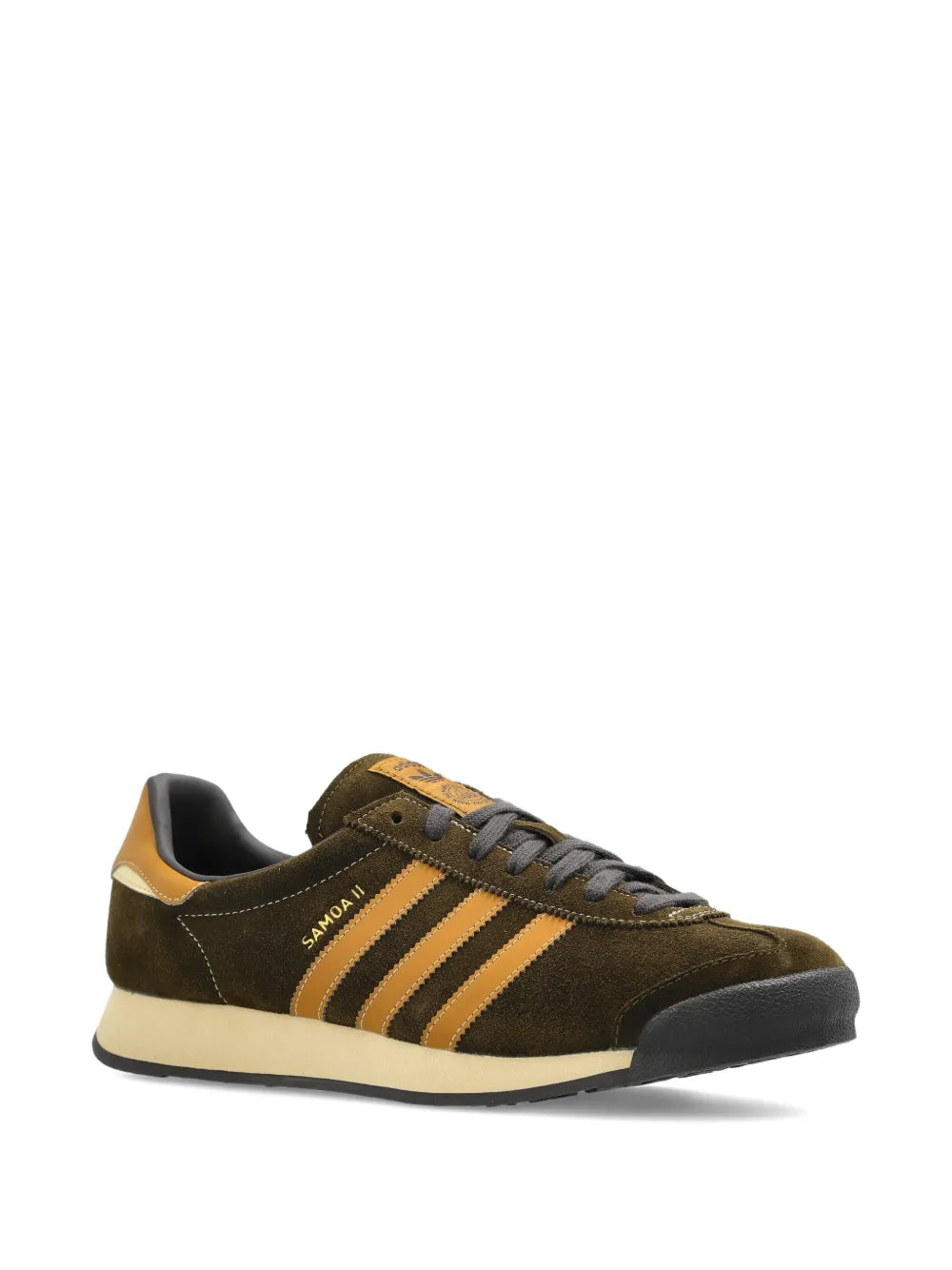 adidas Samoa Ii Spzl Suede Sneakers — Brown — Size US M 9 - US W 10.5 — Back View