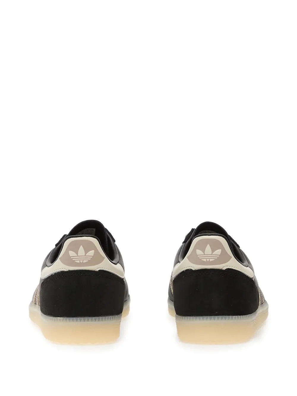 adidas Samba Lace-Up Sneakers — Black — Size US M 10.5 - US W 12 — Back View