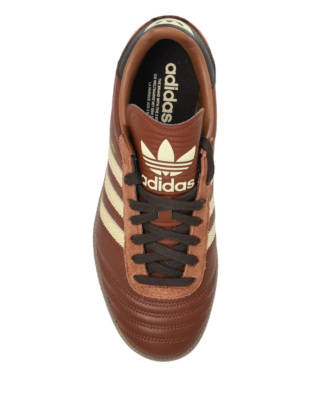 adidas Samba Jp Sneakers — Brown — Size US M 10.5 - US W 12 — Top View