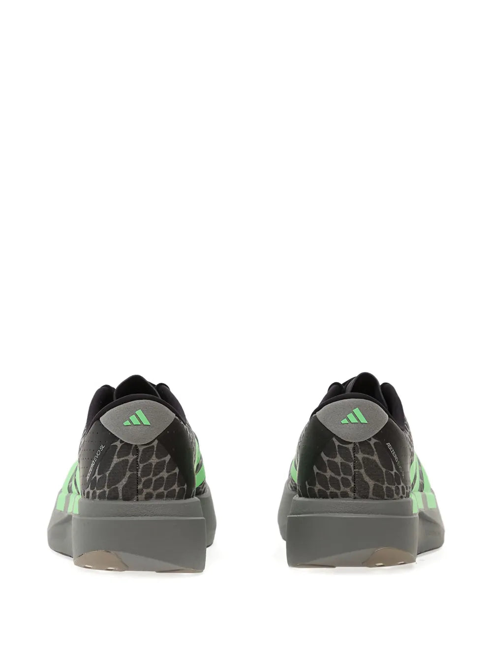 adidas Adizero Evo Sl M Lace-Up Sneakers — Grey — Size US M 3.5 - US W 5 — Back View