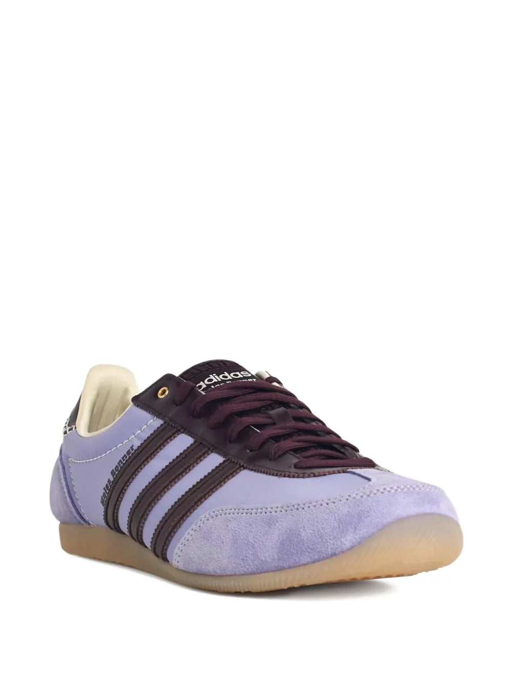 adidas X Wales Bonner Suede-Leather Sneakers — Lilac — Size US M 8 - US W 9.5 — Side View