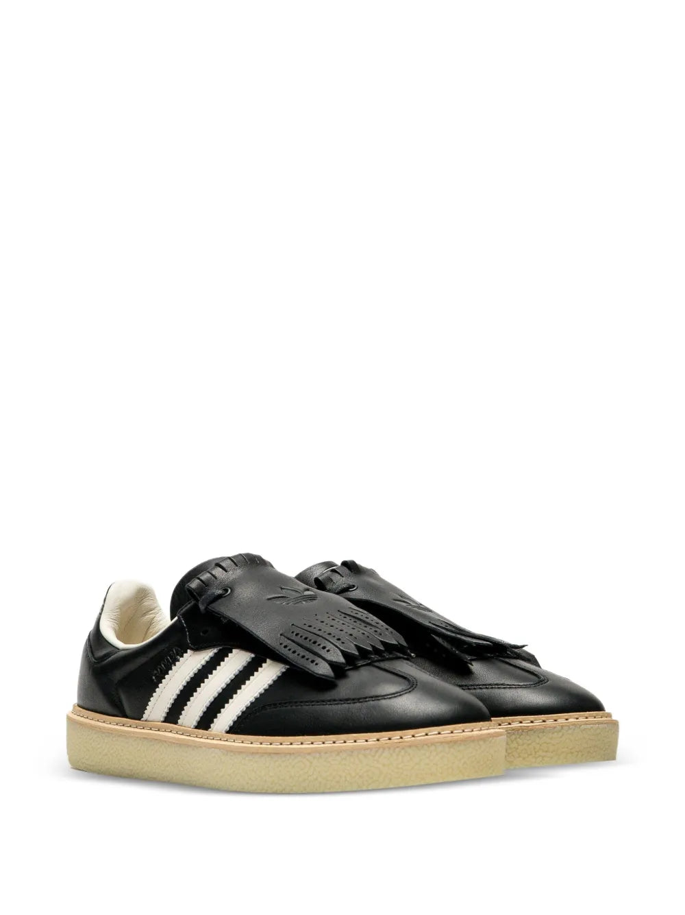 adidas Samba Lux Stripes Sneakers — Black — Size US M 10.5 - US W 12 — Side View