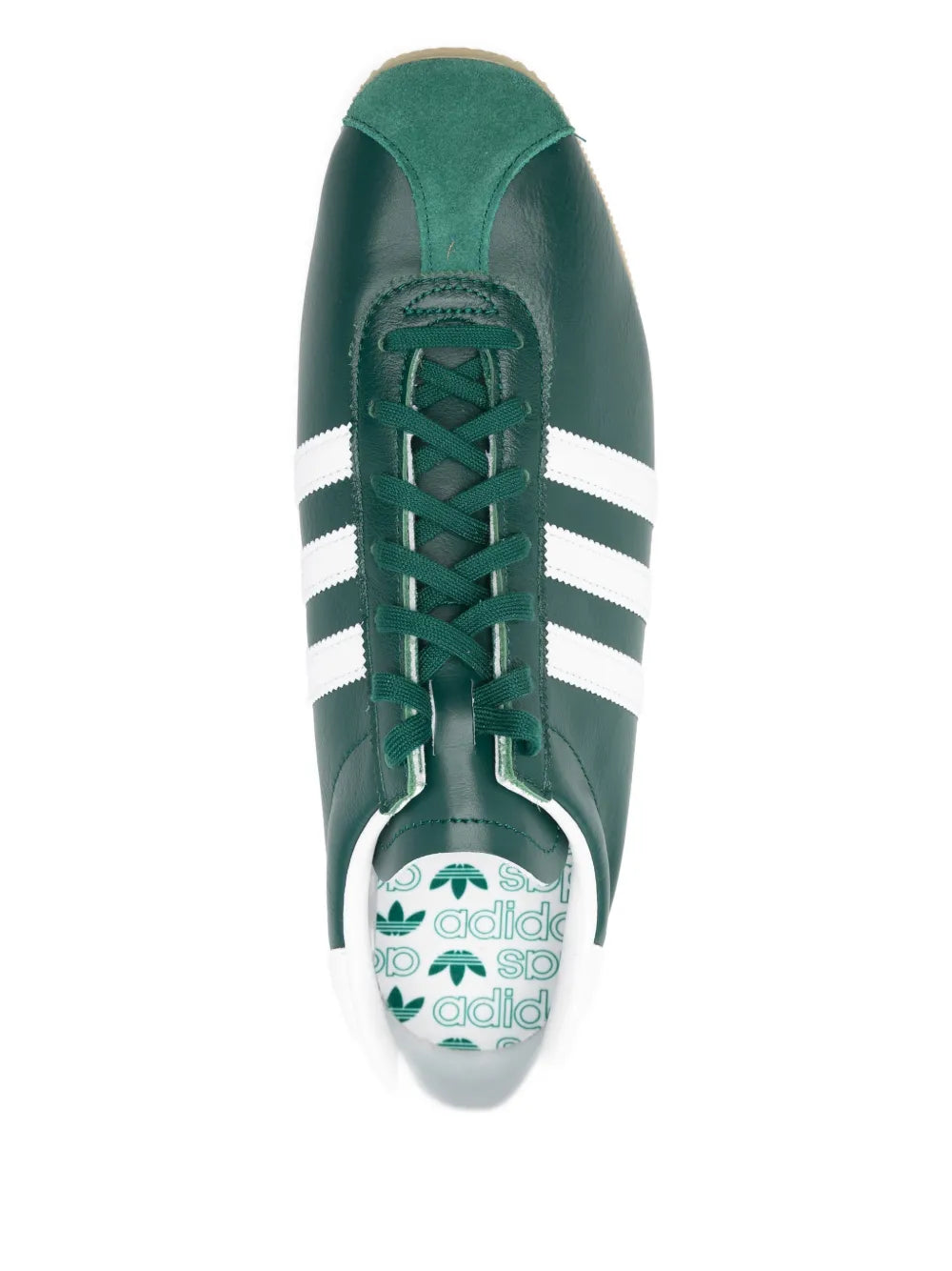 adidas Paris Lace-Up Sneakers — Green — Size US M 4.5 - US W 6 — Top View