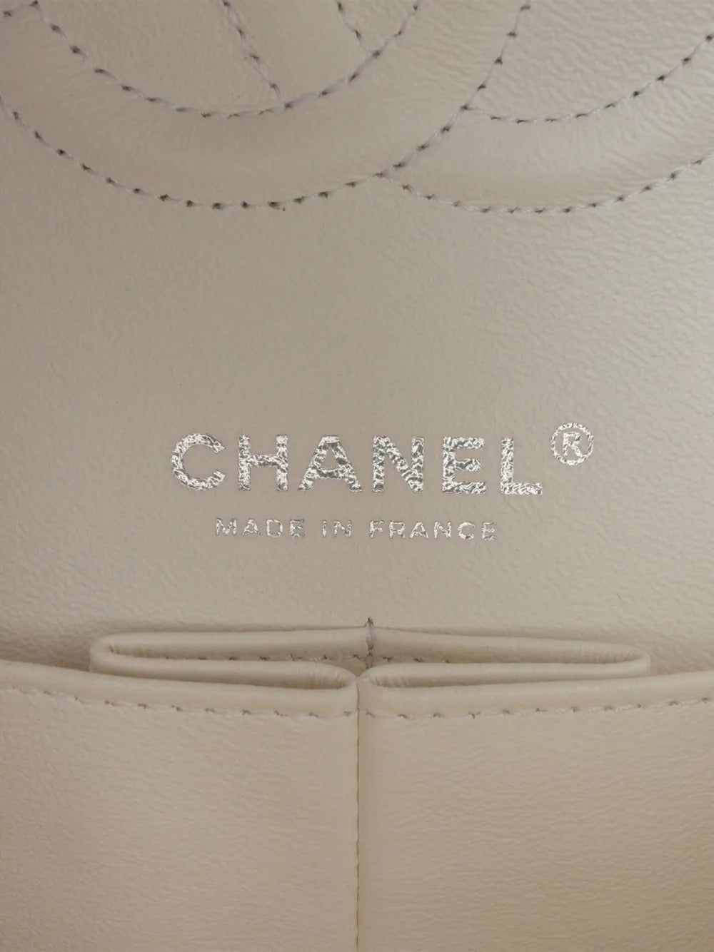 Chanel Pre Owned 2015 2016 Medium Classic Chevron Tweed Floral Double Flap Shoulder Bag — Same as shown — Size One Size — Detail View