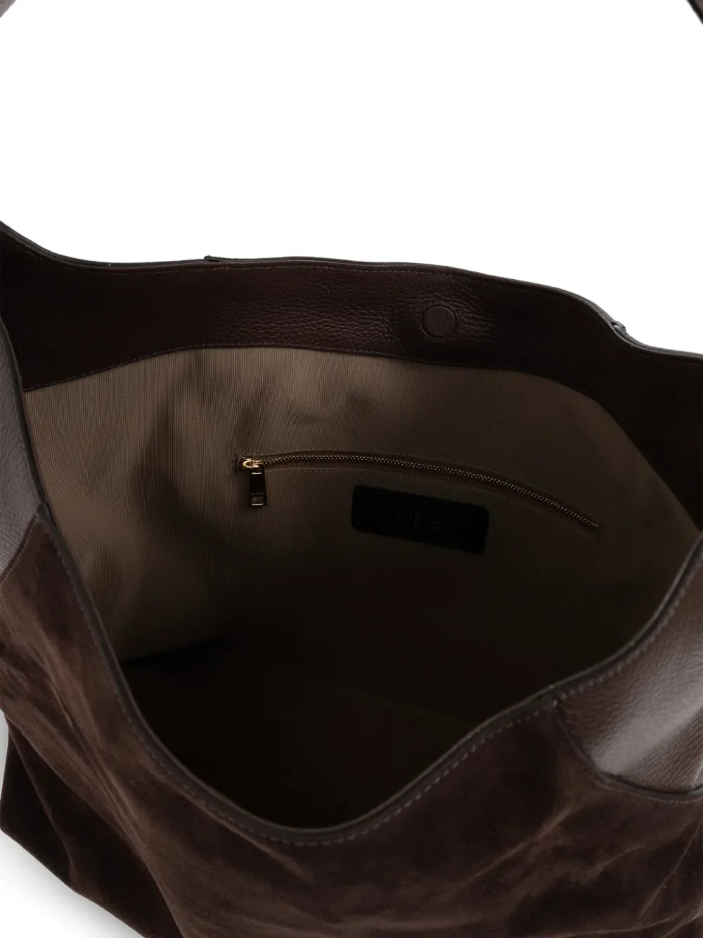 Furla Large Lara Suede Shoulder Bag — Same as shown — Size One Size — Detail View