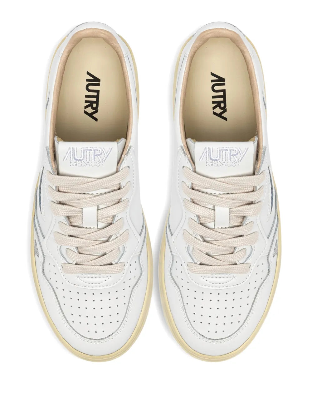 Autry Leather — White — Size US M 3.5 - US W 5 — Top View