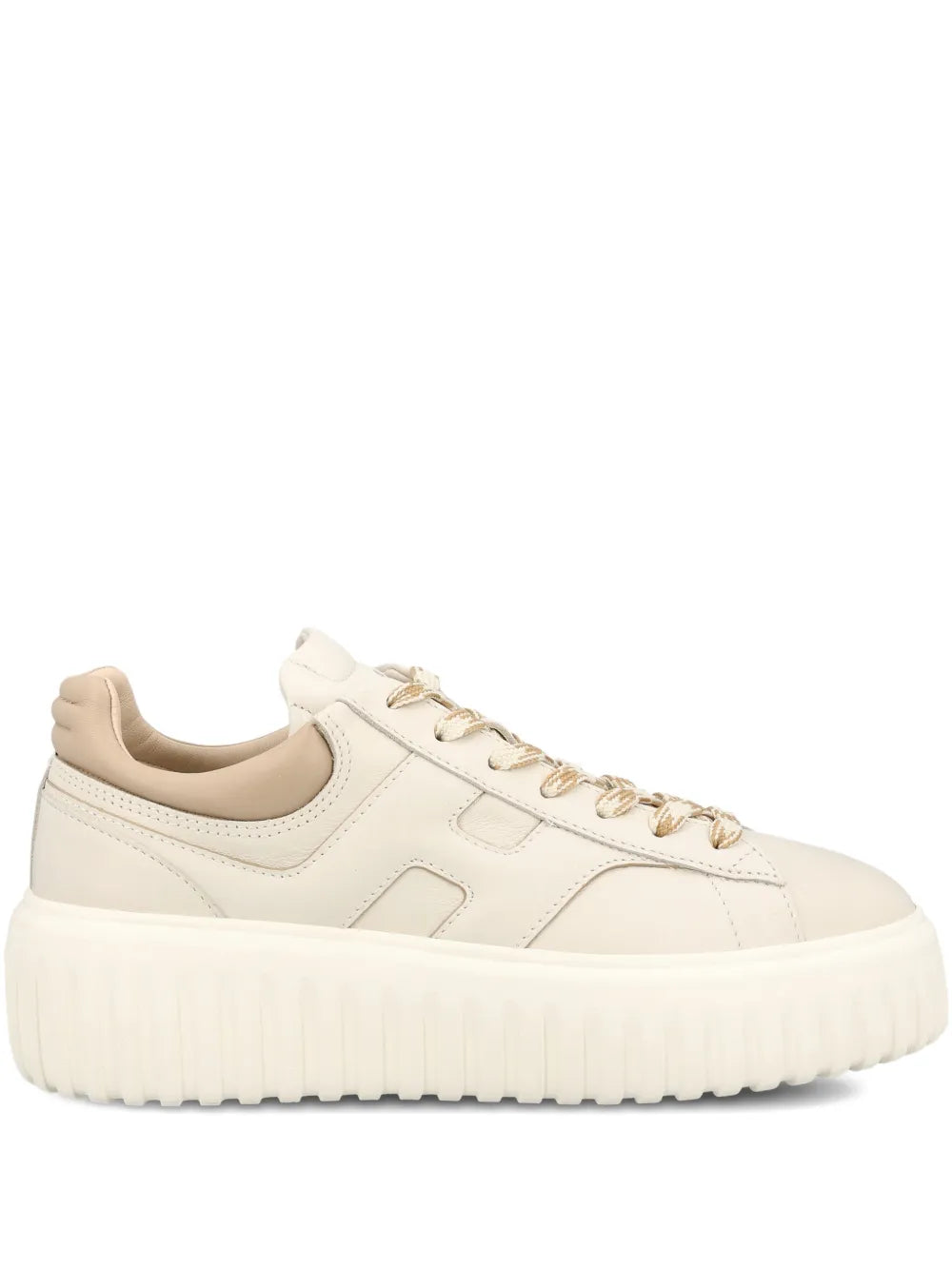 Hogan Lace-Up — White — Size US M 3.5 - US W 5 — Front View