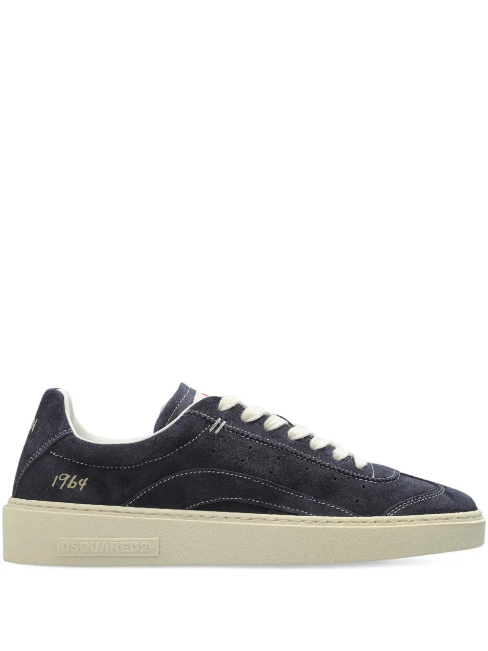 DSQUARED2 Suede Lace-Up — Blue — Size US M 3.5 - US W 5 — Front View
