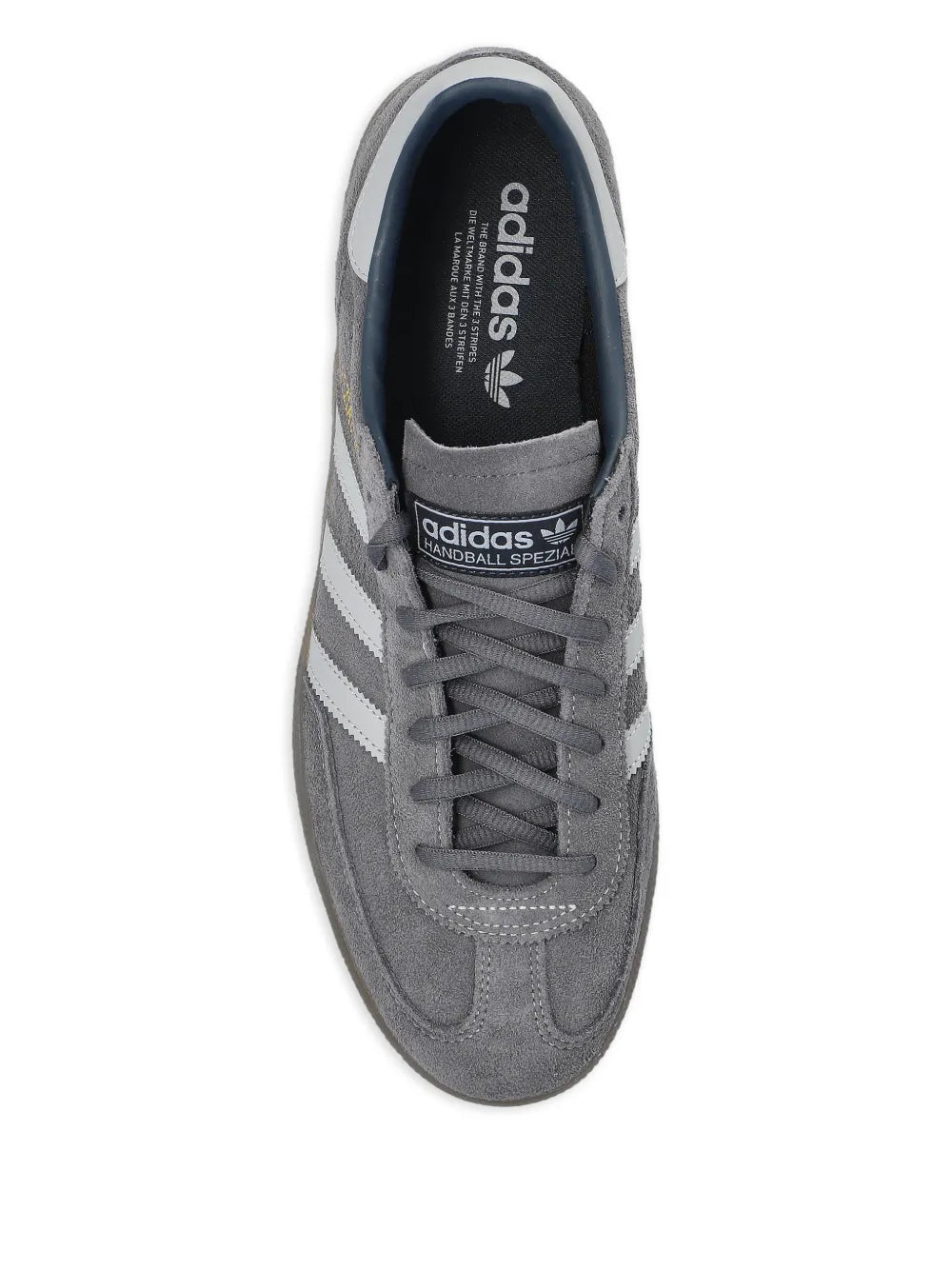 adidas Handball Spezial Sneakers — Grey — Size US M 7.5 - US W 9 — Top View