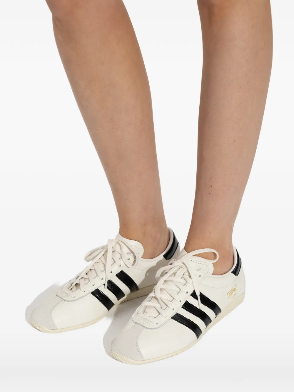 adidas Paris Stripes Lace-Up — White — Size US M 3.5 - US W 5 — Detail View