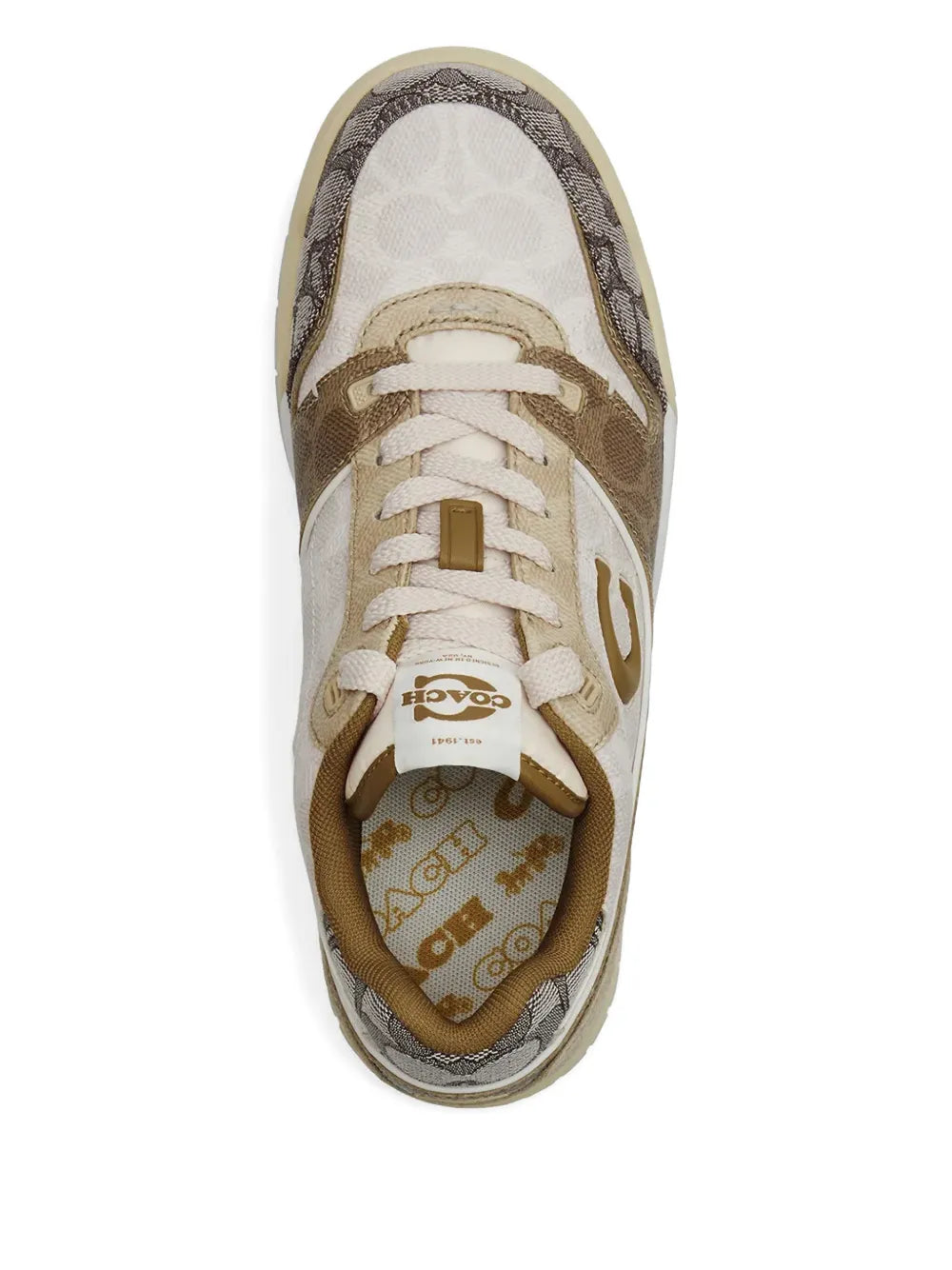 Coach Monogram Logo Trainers — Same as shown — Size US M 3.5 - US W 5 — Top View