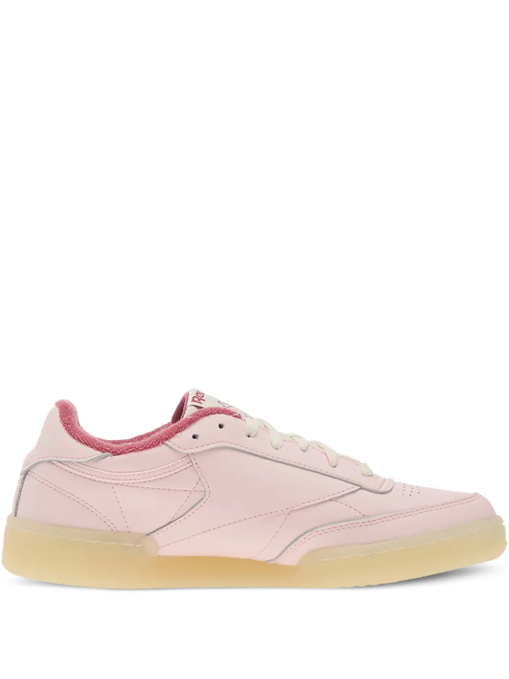 Reebok Club C 85 — Pink — Size US M 3.5 - US W 5 — Front View