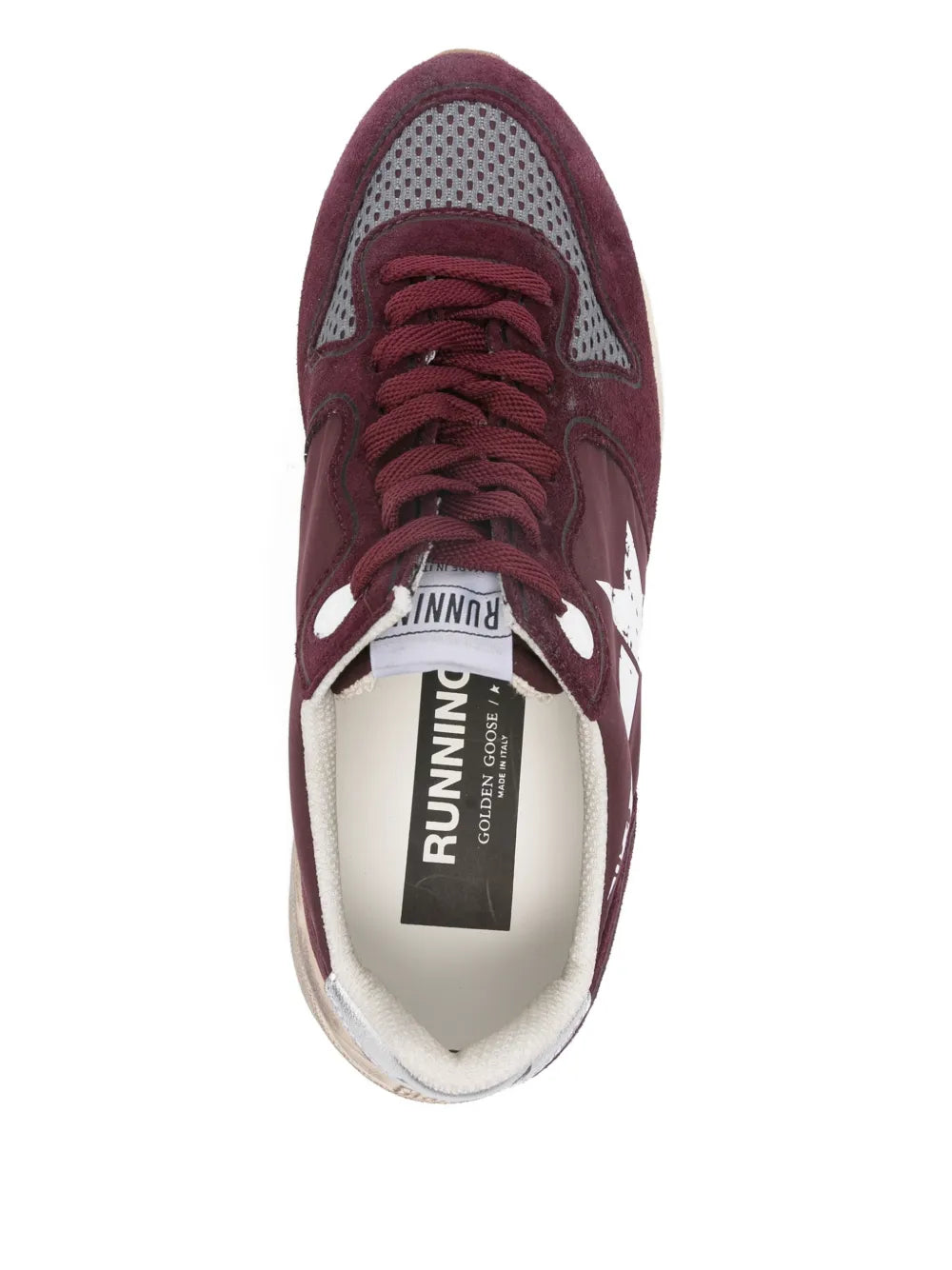 Golden Goose Star-Print — Red — Size US M 3.5 - US W 5 — Top View