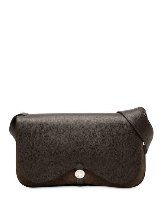 Hermes Pre Owned 2005 Vache Liege And Toile Sac Colorado Pm Shoulder Bag — Same as shown — Size One Size — Front View