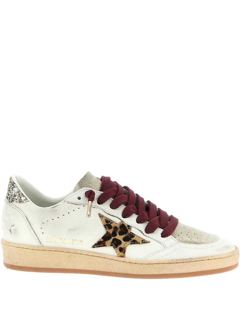 Golden Goose Star-Patch Leather — White — Size US M 3.5 - US W 5 — Front View