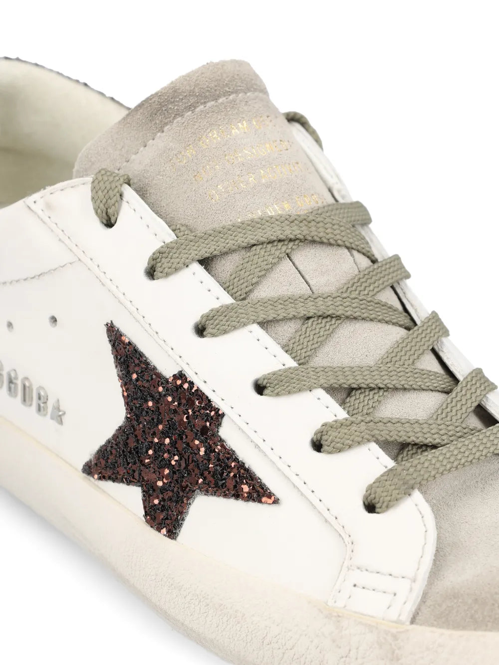 Golden Goose Star-Appliqu ow-Top — White — Size US M 3.5 - US W 5 — Top View