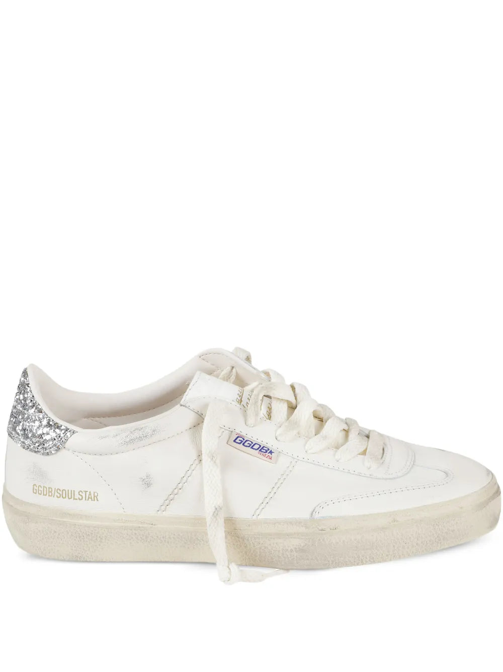 Golden Goose Glitter — White — Size US M 3.5 - US W 5 — Front View