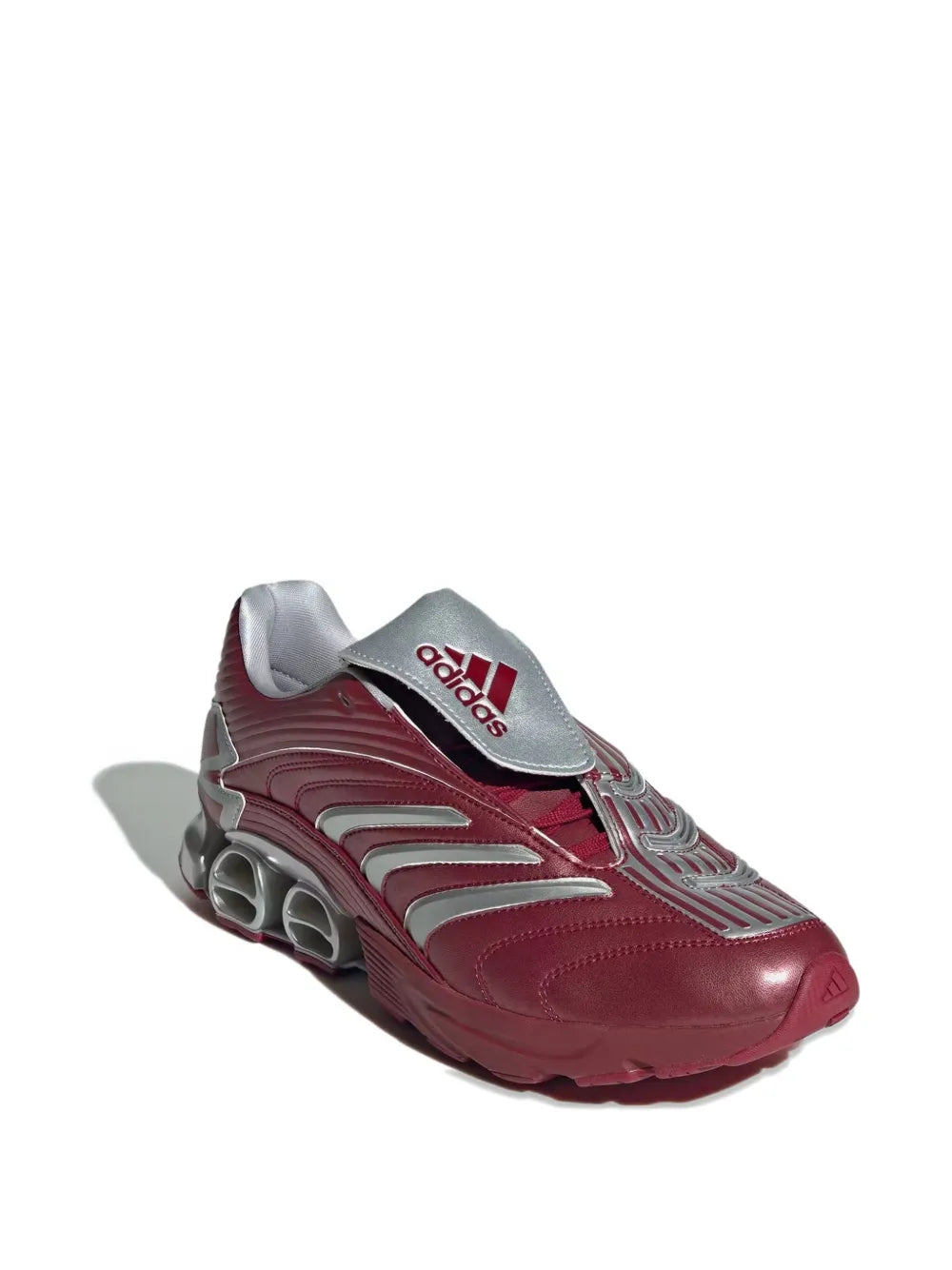 adidas Predator Megaride Stripe — Red — Size US M 3.5 - US W 5 — Side View