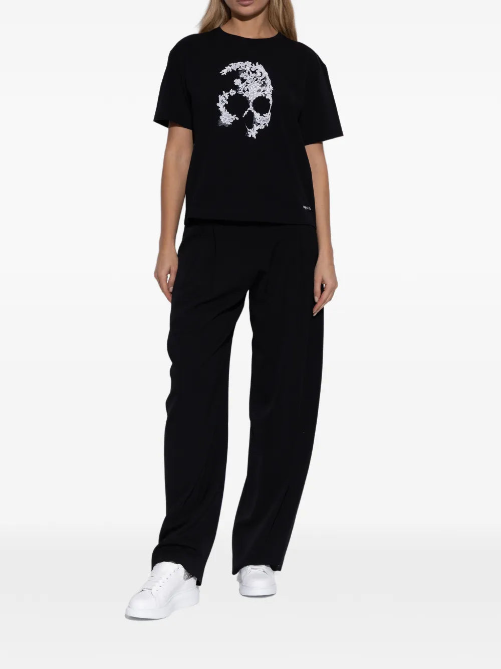 Alexander McQueen Embellished — White — Size US M 3.5 - US W 5 — Lifestyle View