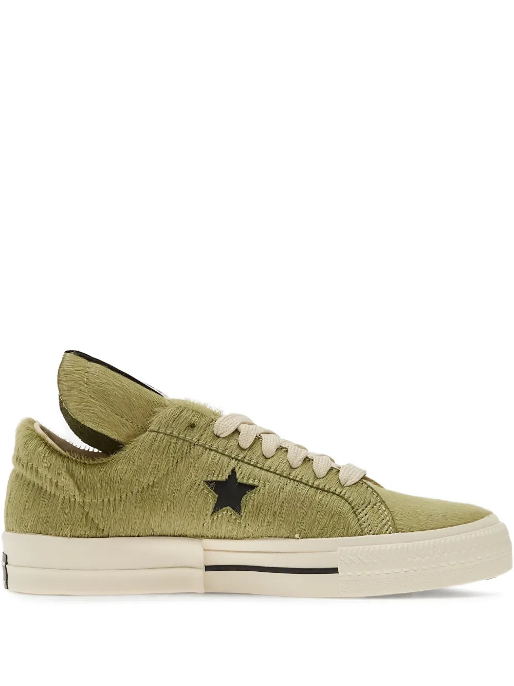 Rick Owens DRKSHDW X Converse Star-Patch — Green — Size US M 3.5 - US W 5 — Front View