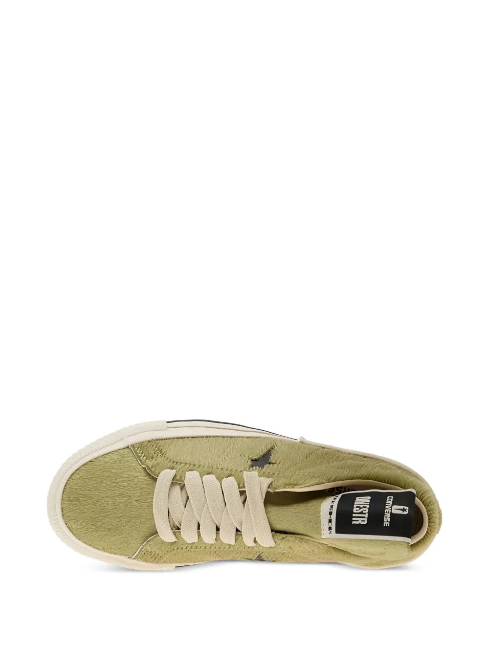 Rick Owens DRKSHDW X Converse Star-Patch — Green — Size US M 3.5 - US W 5 — Top View