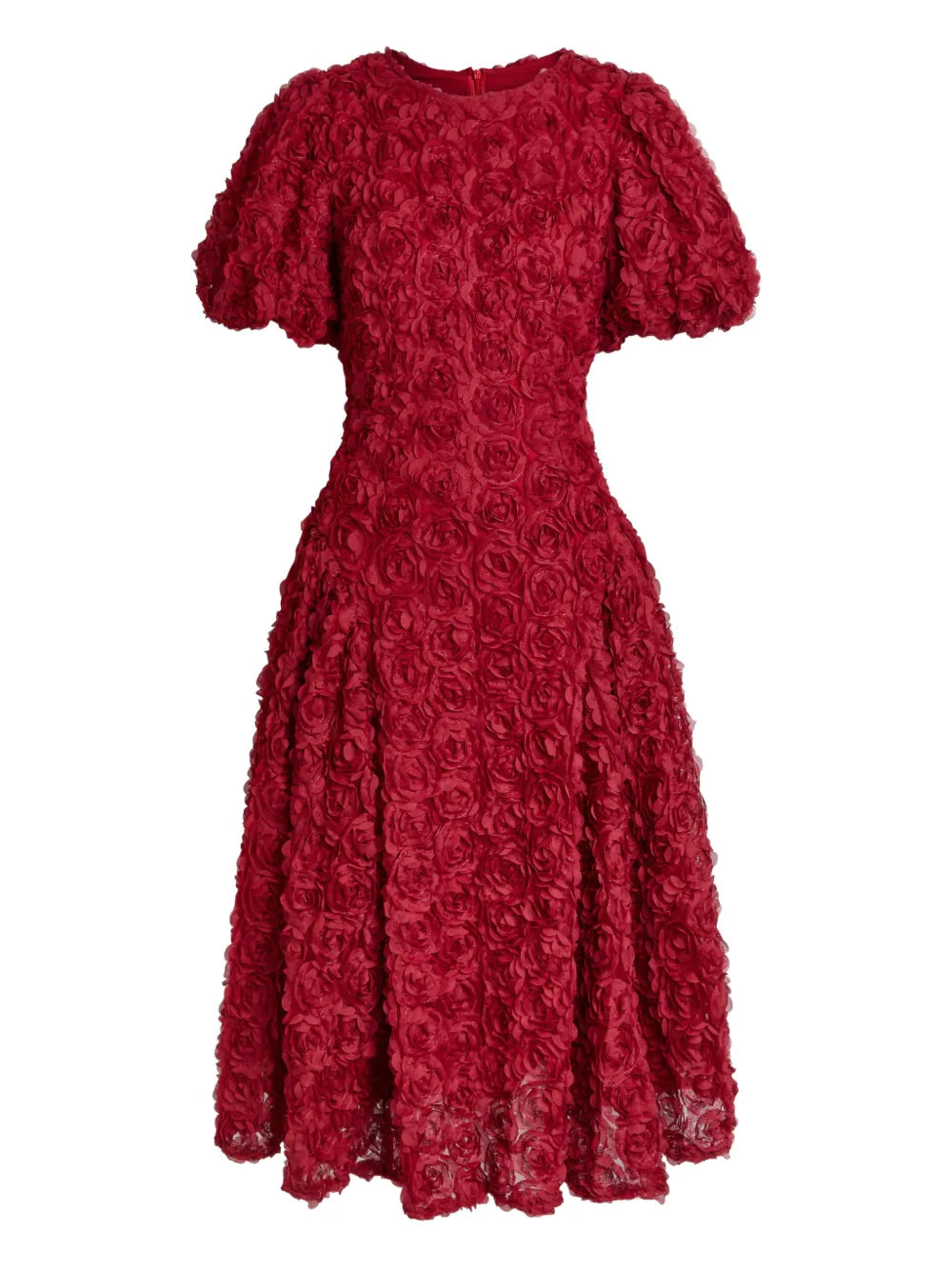 Sister Jane Floral Midi Dress — Red — Size XS — Front View
