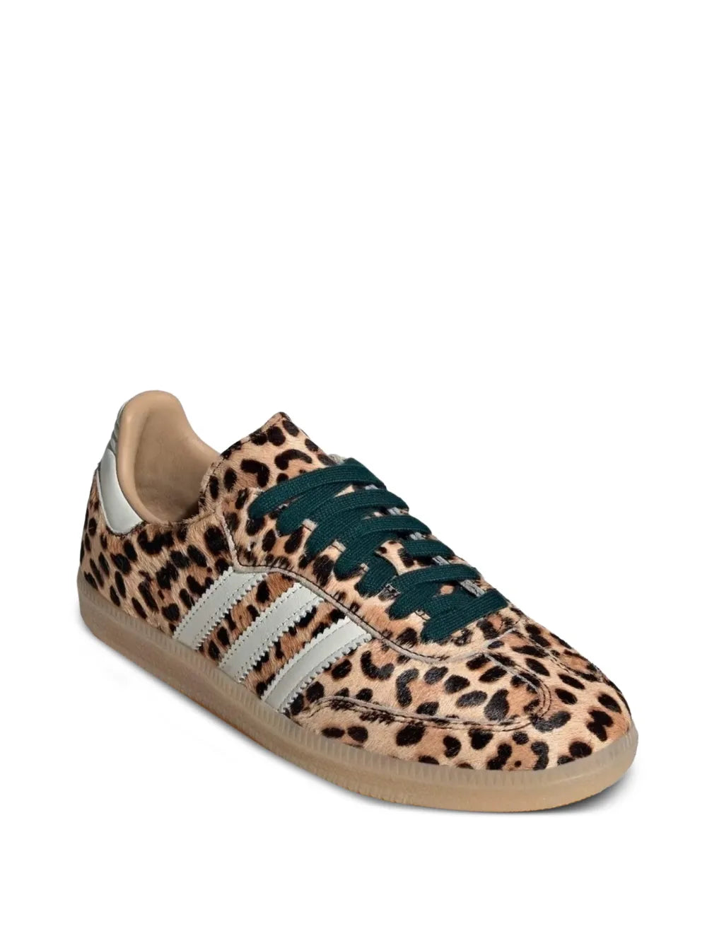 adidas Samba Og Leopard-Print Three-Stripe — Beige — Size US M 3.5 - US W 5 — Side View