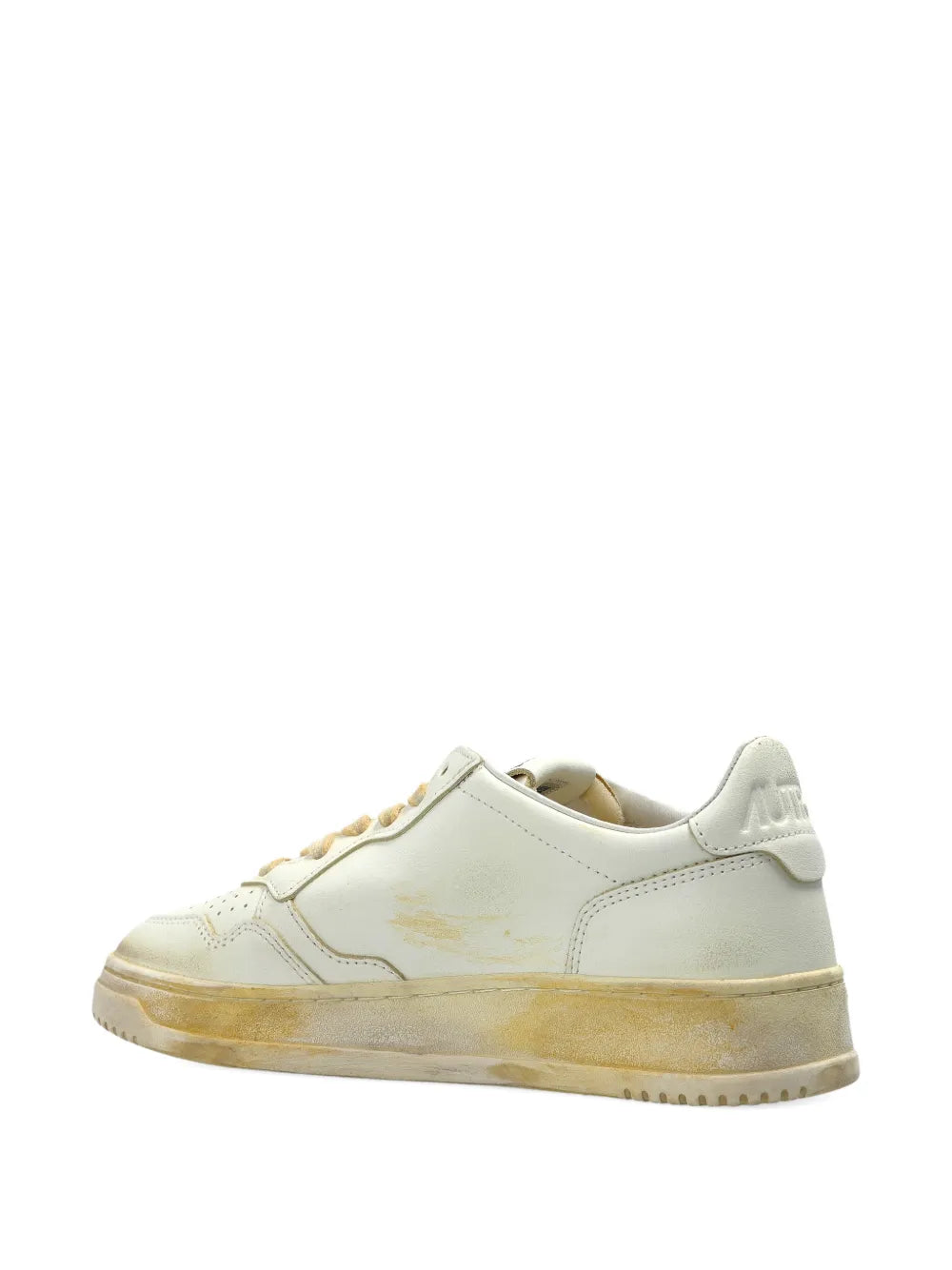 Autry Sup Vint Lace-Up — Beige — Size US M 3.5 - US W 5 — Top View