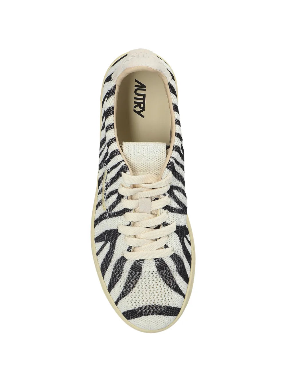 Autry Zebra-Print — Black — Size US M 3.5 - US W 5 — Back View