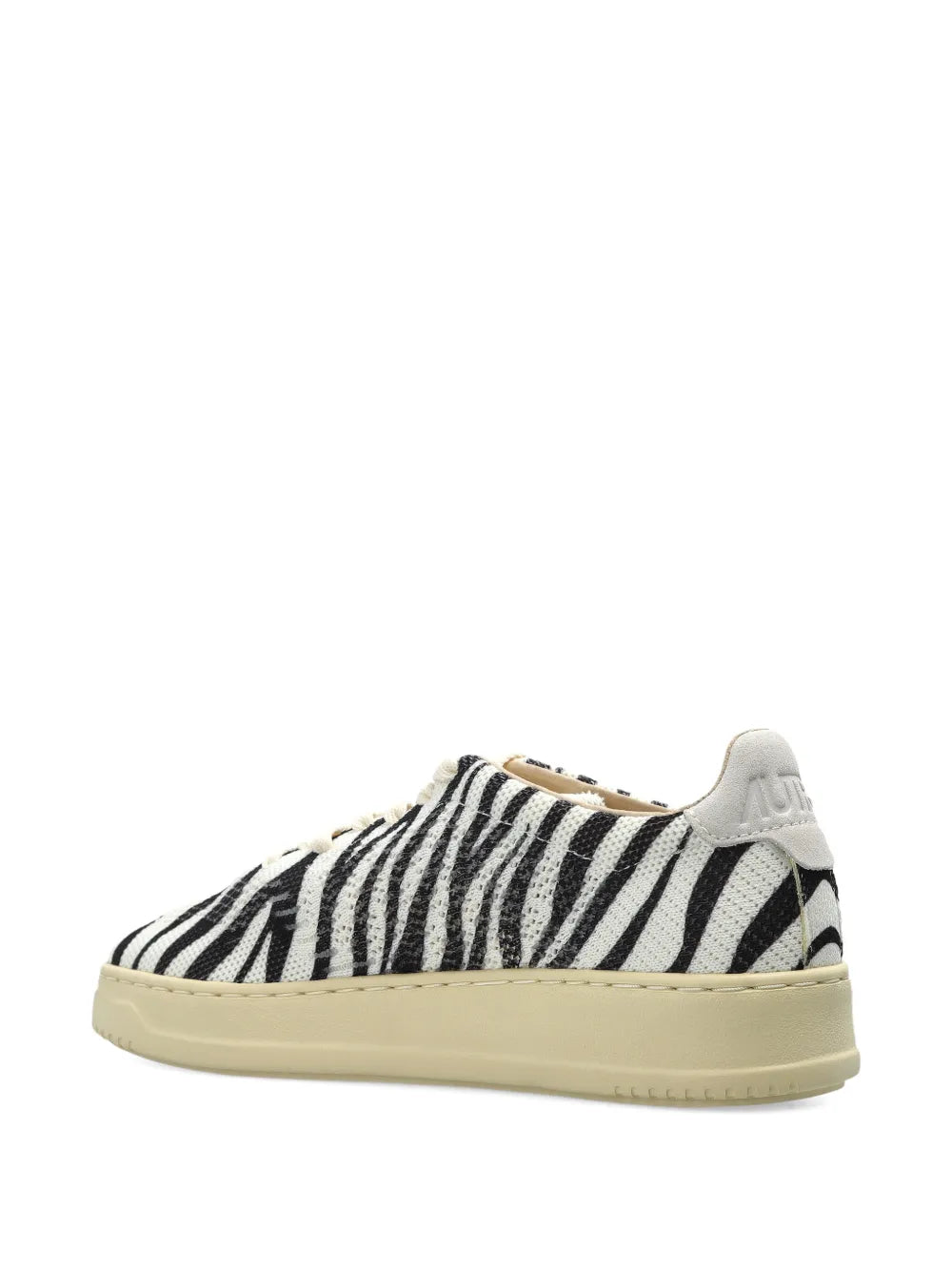 Autry Zebra-Print — Black — Size US M 3.5 - US W 5 — Top View