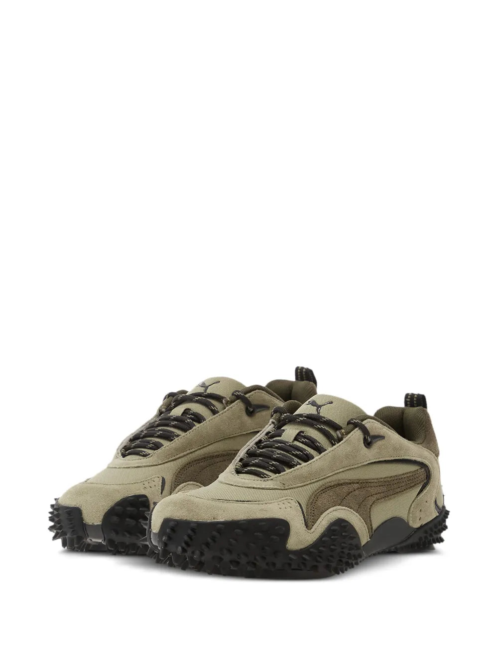 PUMA Mostro Xc Prime Lace-Up Fastening — Green — Size US M 3.5 - US W 5 — Side View