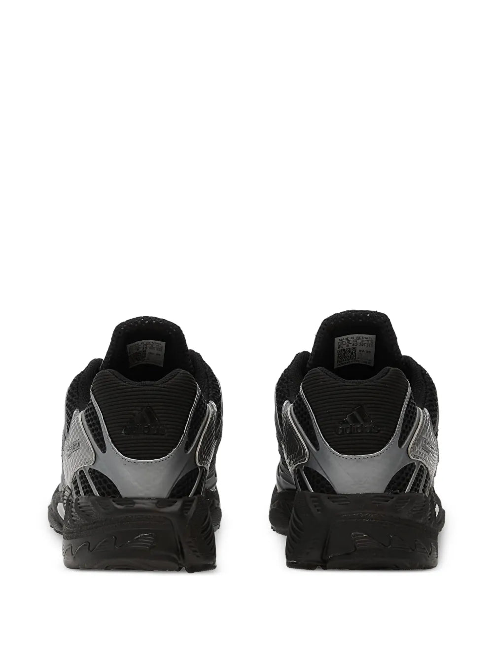 adidas Adistar Control 3 Panelled Sneakers — Black / Grey — Size US M 4.5 - US W 6 — Back View