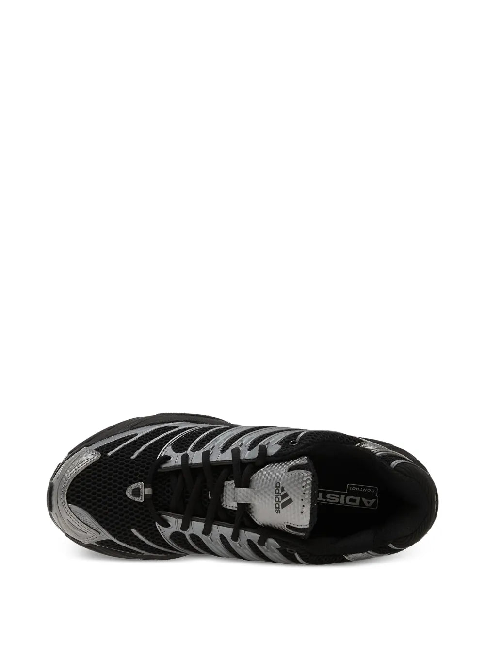 adidas Adistar Control 3 Panelled Sneakers — Black / Grey — Size US M 4.5 - US W 6 — Top View