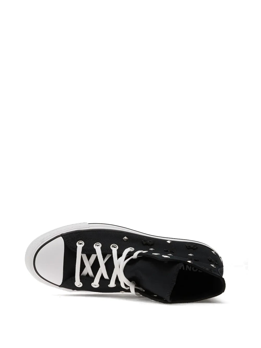 Converse Chuck Taylor All Star Studded — Black — Size US M 3.5 - US W 5 — Top View