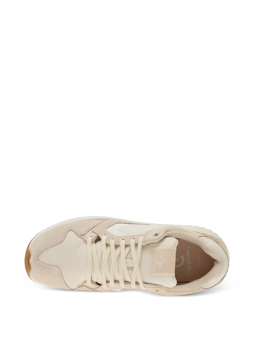 Converse Wave Lace-Up — Beige — Size US M 3.5 - US W 5 — Top View