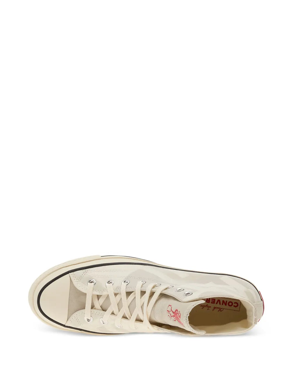 Converse X Liverpool Fc Chuck 70 High-Top — Beige — Size US M 3.5 - US W 5 — Top View