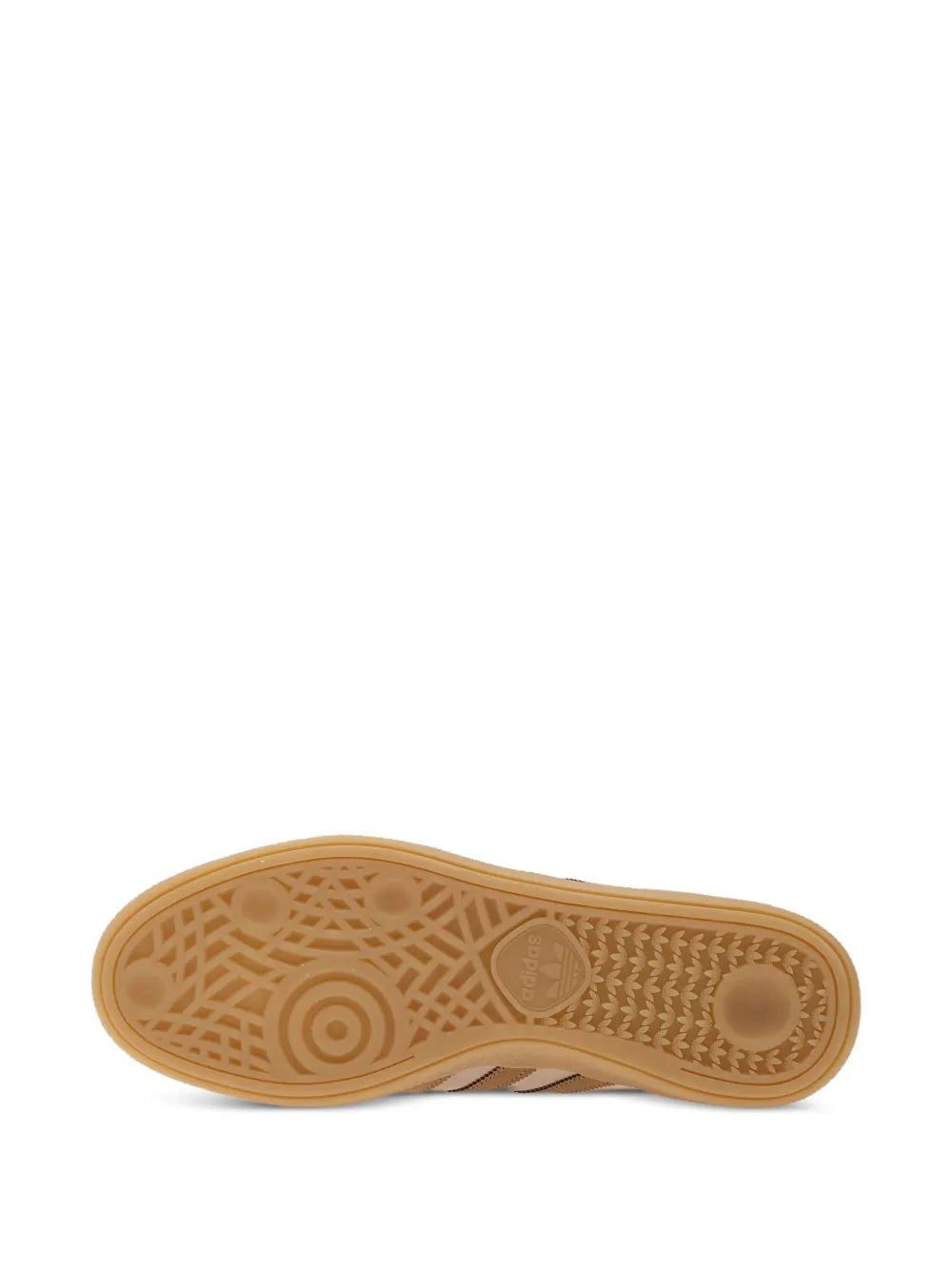 adidas Handball Spezial Stripes Sneakers — Beige — Size US M 3.5 - US W 5 — Detail View