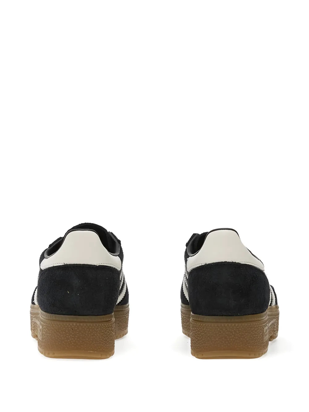 adidas Handball Spezial Bold Stripes — Black — Size US M 3.5 - US W 5 — Back View