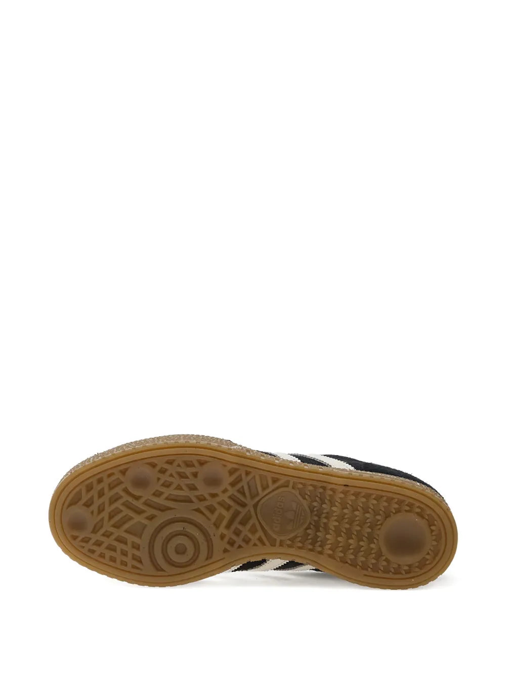 adidas Handball Spezial Bold Stripes — Black — Size US M 3.5 - US W 5 — Detail View