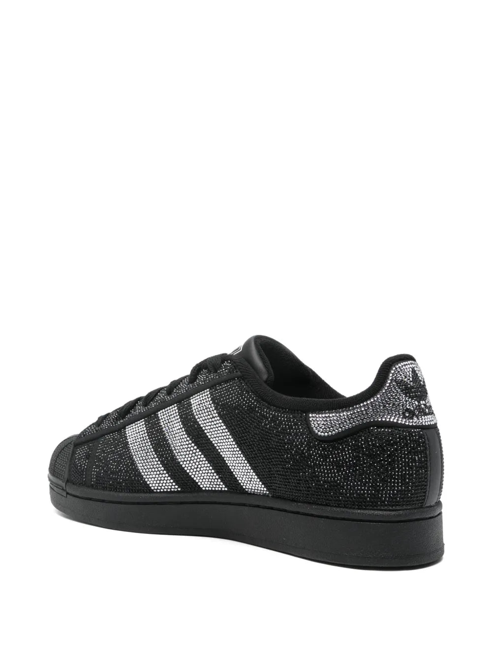 adidas Superstar Ii — Black — Size US M 3.5 - US W 5 — Back View