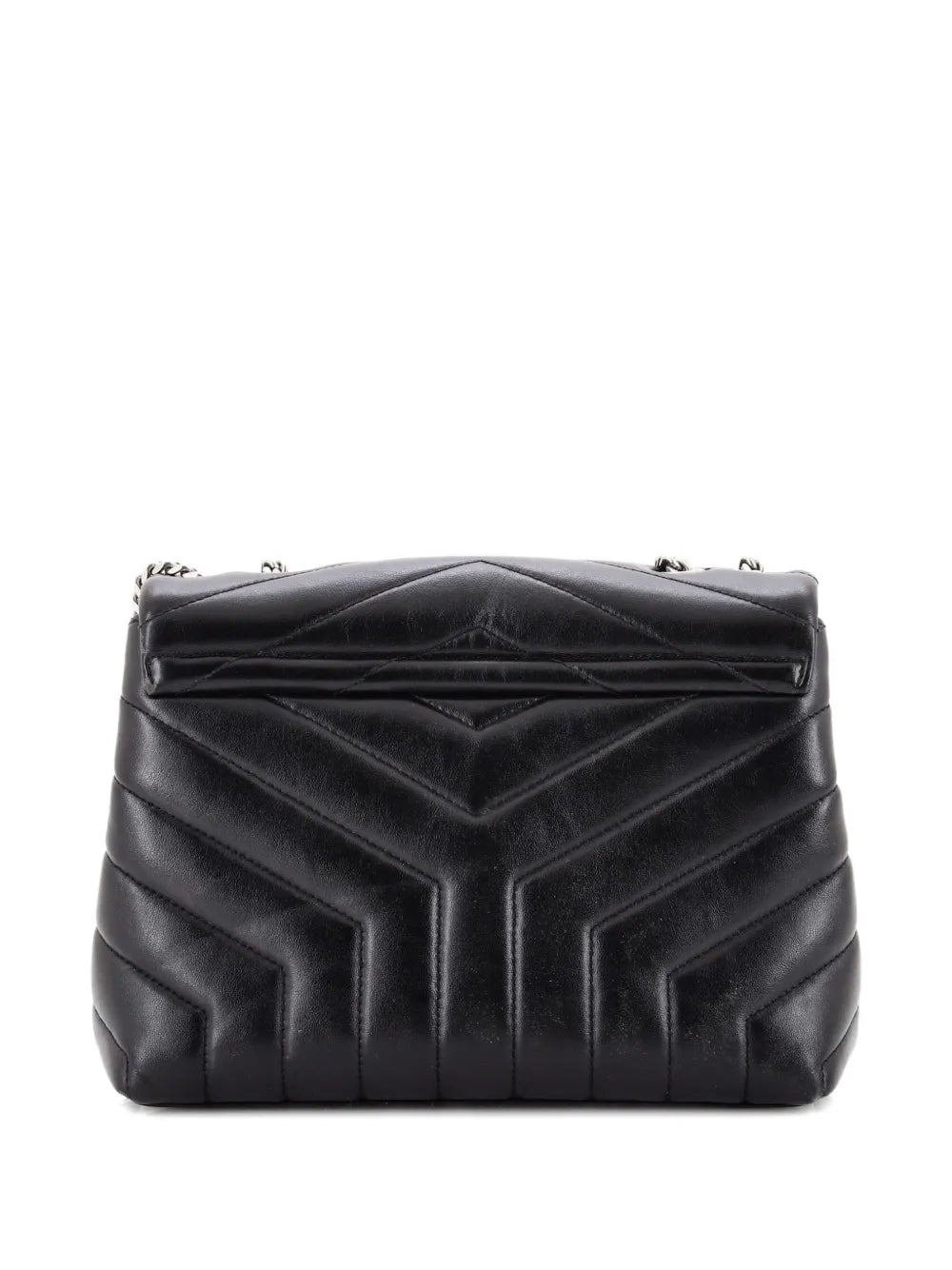 Saint Laurent Pre Owned Loulou Matelasse Chevron Leather Small Shoulder Bag — Same as shown — Size One Size — Side View