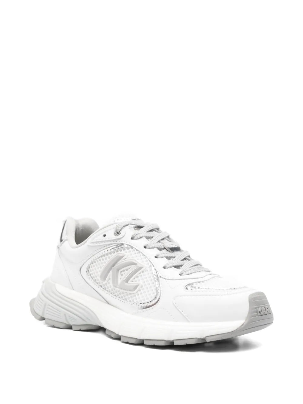 Karl Lagerfeld Orion Metallic-Trim — White — Size US M 3.5 - US W 5 — Side View